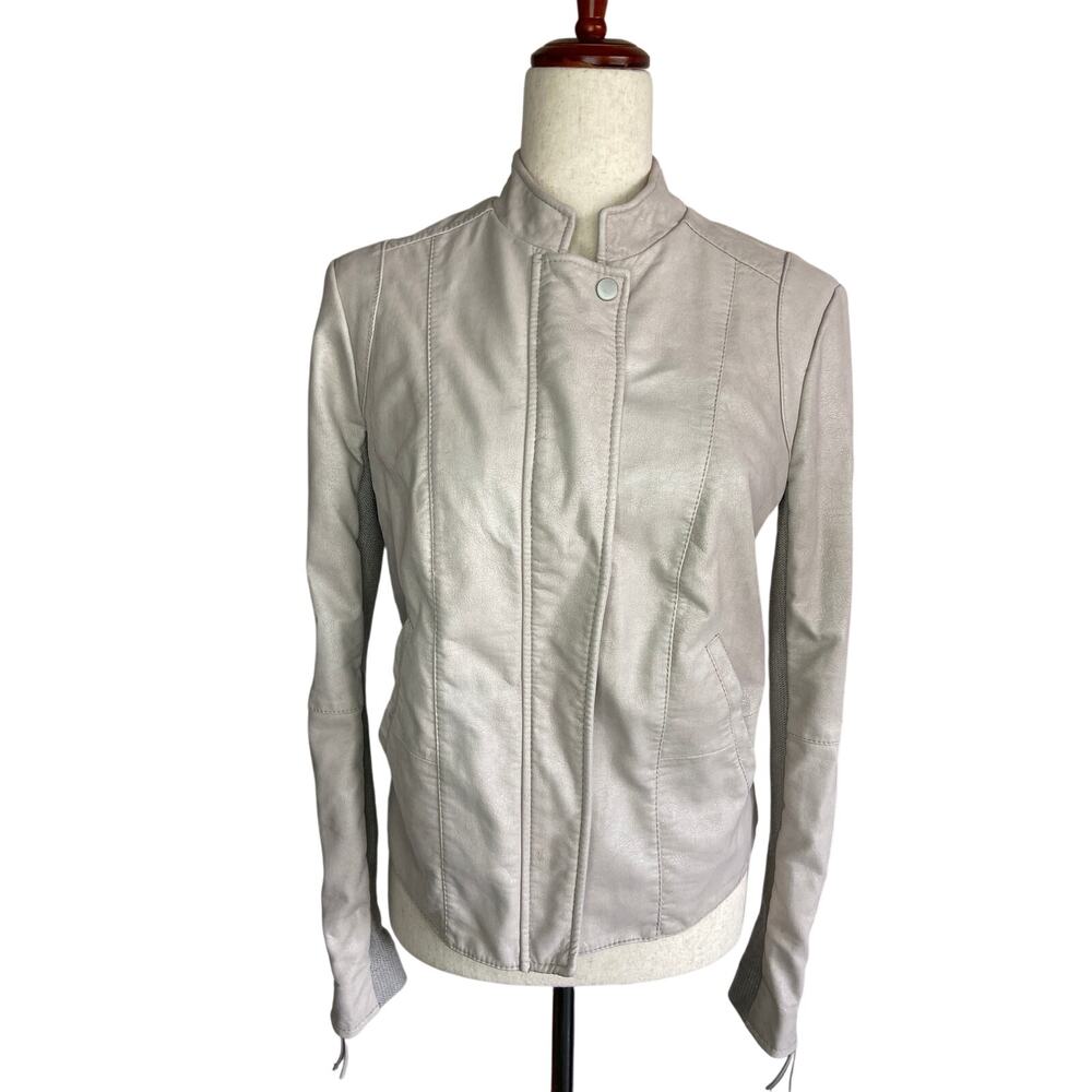 Free‎ People faux leather cool and clean jacket